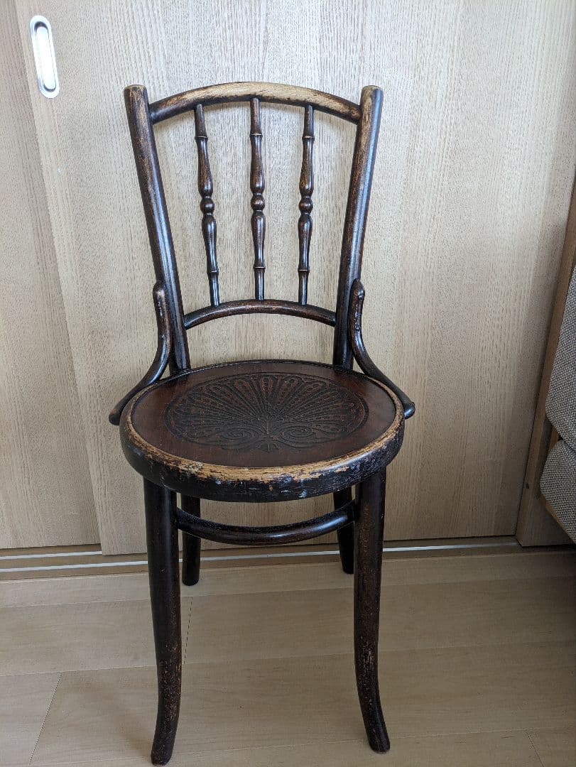 アンティークチェア　ビンテージ　イギリス　ダイニング椅子　曲木