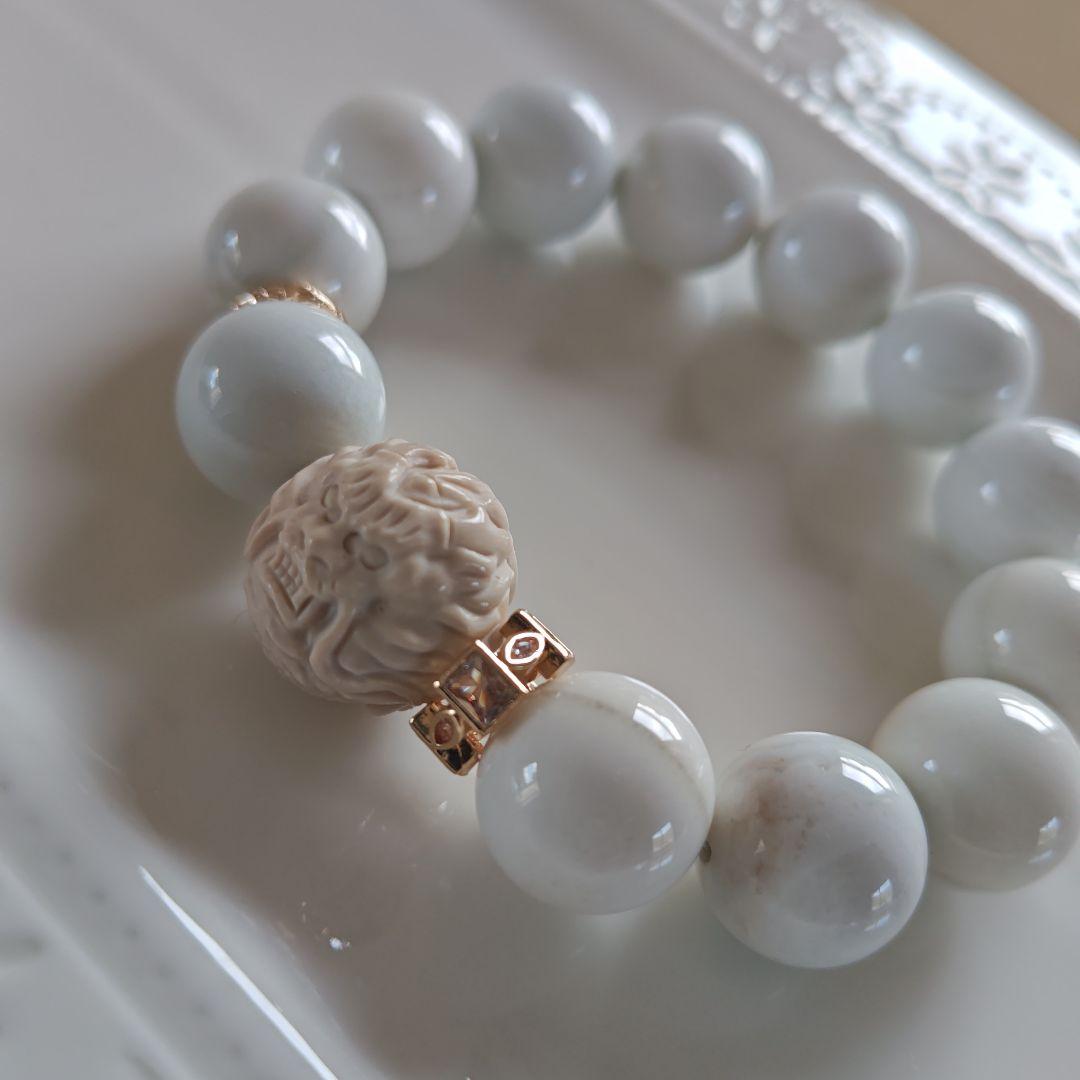 新作　アラシャン立体龍彫りブレスレット