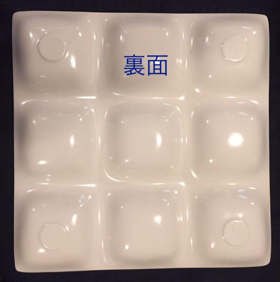 9つ仕切り角皿30枚　25.5cm×25.5cm×2.5cm
