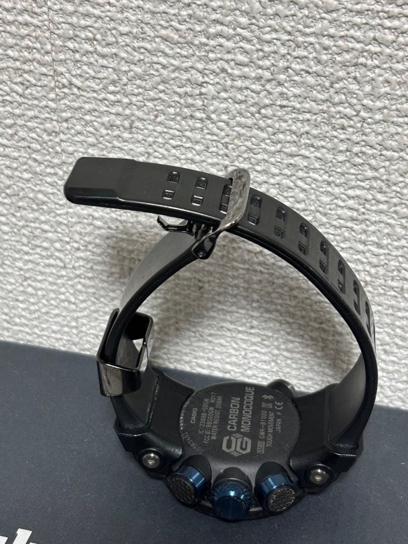 G-SHOCK GWR-B1000-1A1JF 黒×青 本体のみ(生産終了)