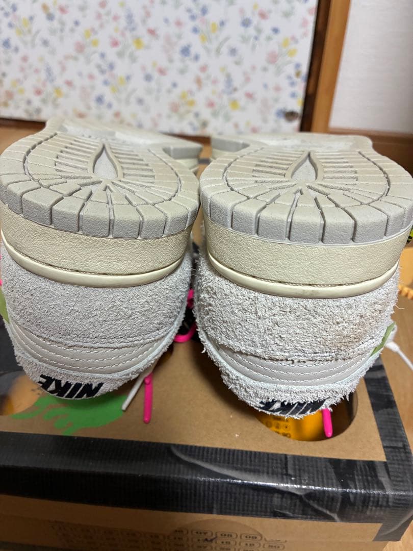 靴 NIKE Off-White DUNK LOW 17/50 US9.5