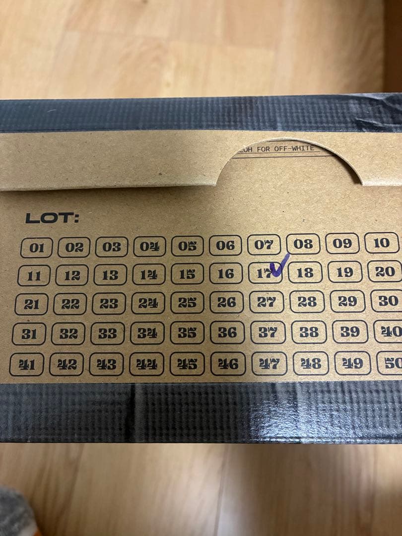 靴 NIKE Off-White DUNK LOW 17/50 US9.5