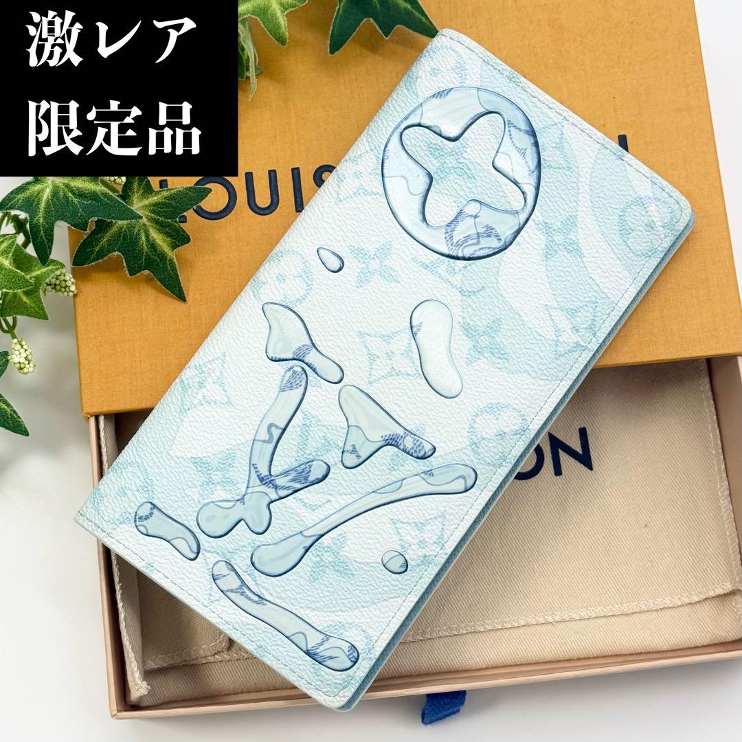 超極美品23年限定品✨ルイヴィトン モノグラム アクアガーデン ブラザ 長財布