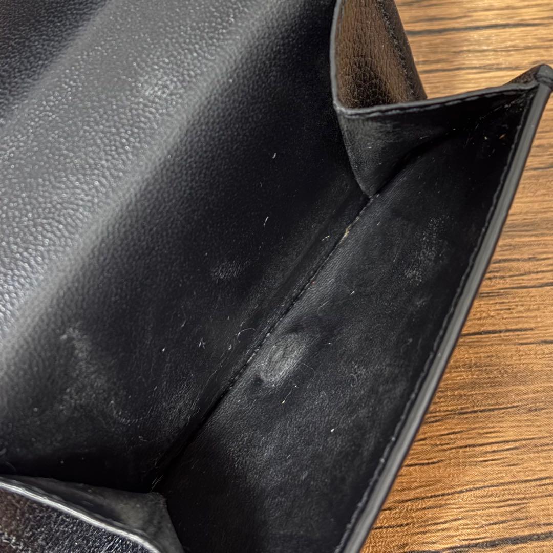 バレンシアガ　エブリデイ　三つ折りコンパクト財布　ブラック