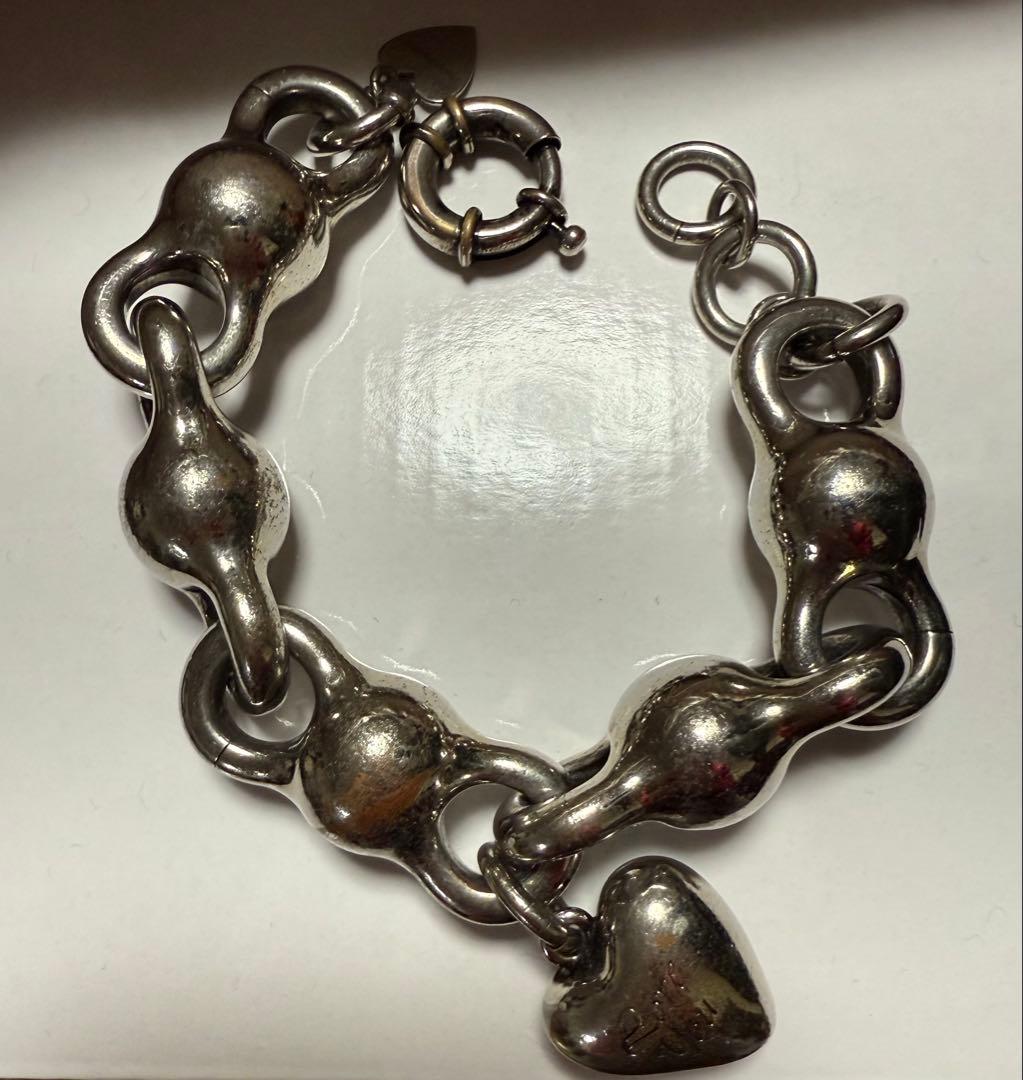 確実正規品　Acne Studios ハート型チャーム付きブレスレット　箱付き