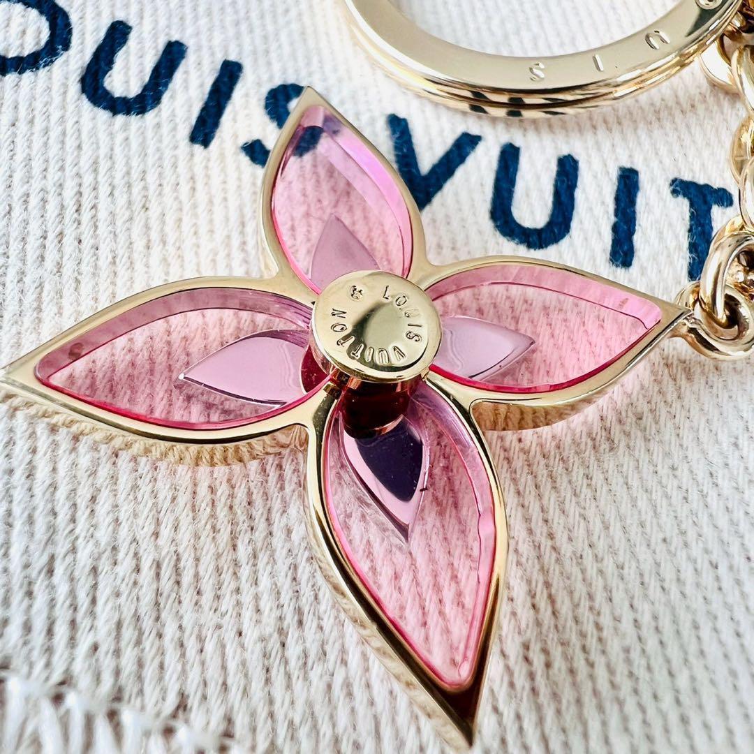 極美品✨ルイヴィトン　キーホルダー　ブルーミング　モノグラム　フラワー　BB　花