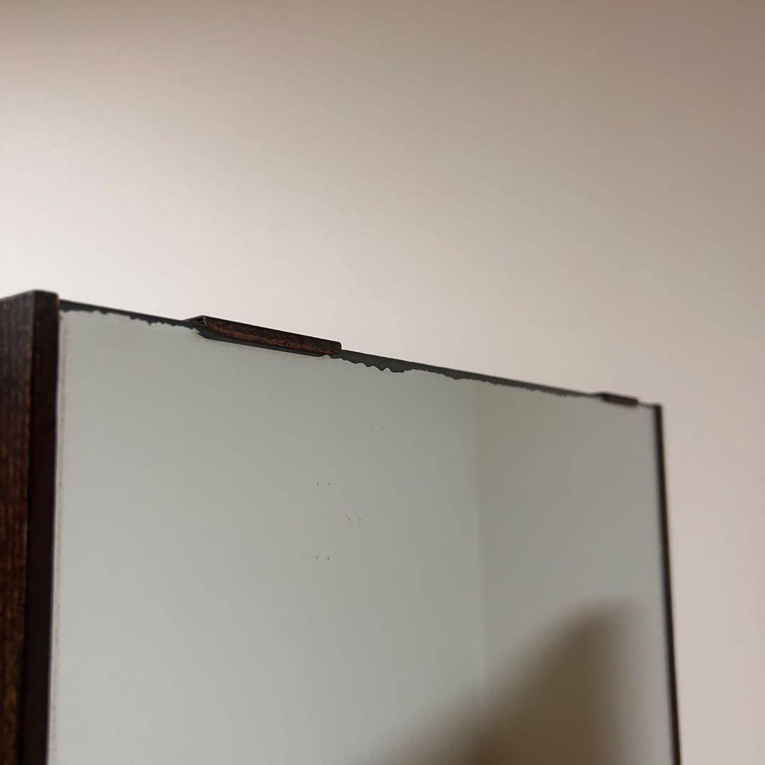 アンティーク姿見　天然木素材　スタンドミラー 高さ160cm