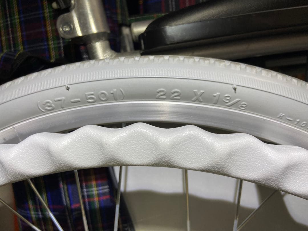 Tacaof 自走用車椅子 チェック柄