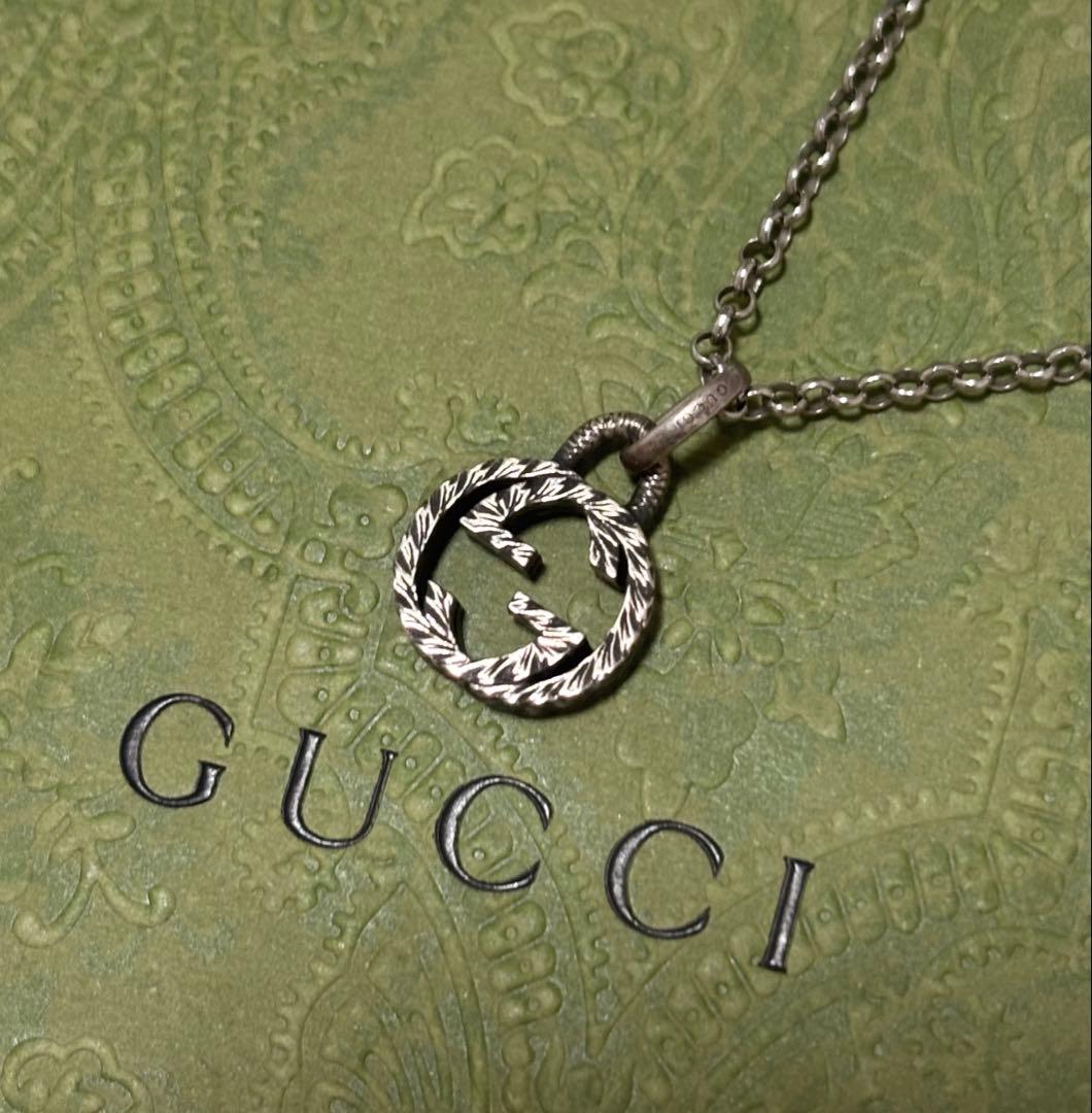 GUCCI グッチ インターロッキング ネックレス