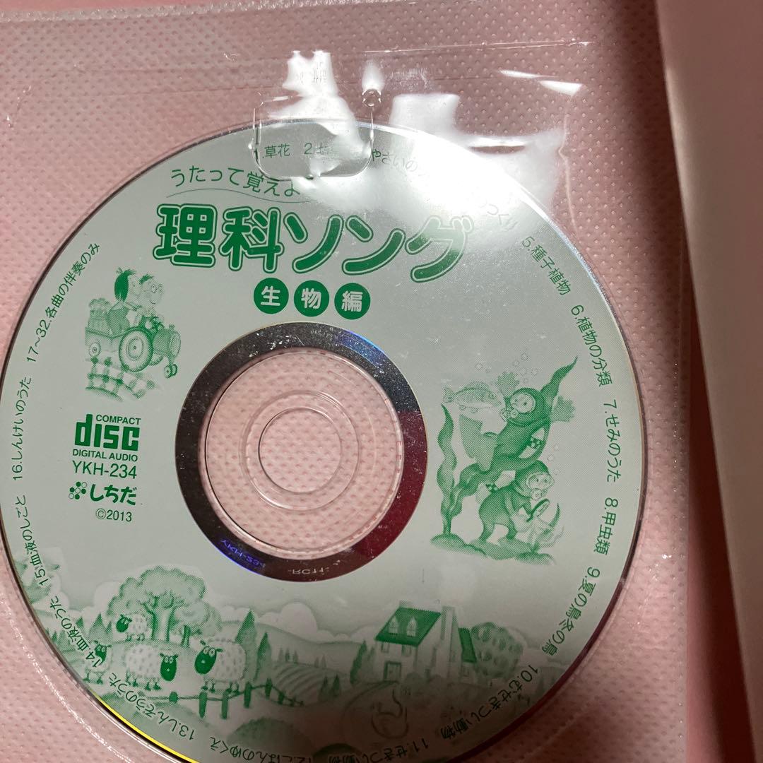 七田式　理科ソング＋社会科ソング　4冊セット　CD付