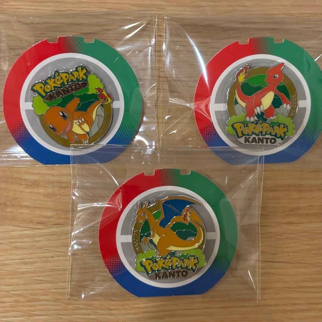 え*つ様 ポケパークカントー　ピンズ　3個セット