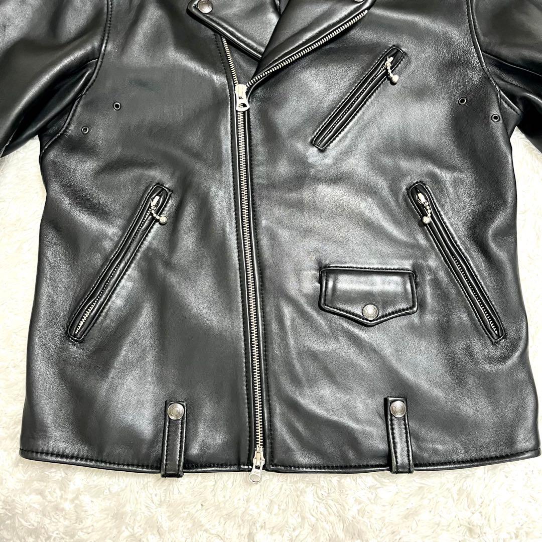 ✨美品✨モンキータイム レザージャケット ダブルライダース ラムレザー 本革
