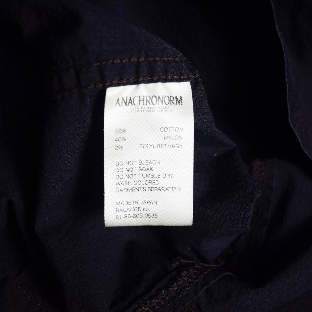 ANACHRONORM コーチジャケット スイングトップ ブルゾン ナス紺