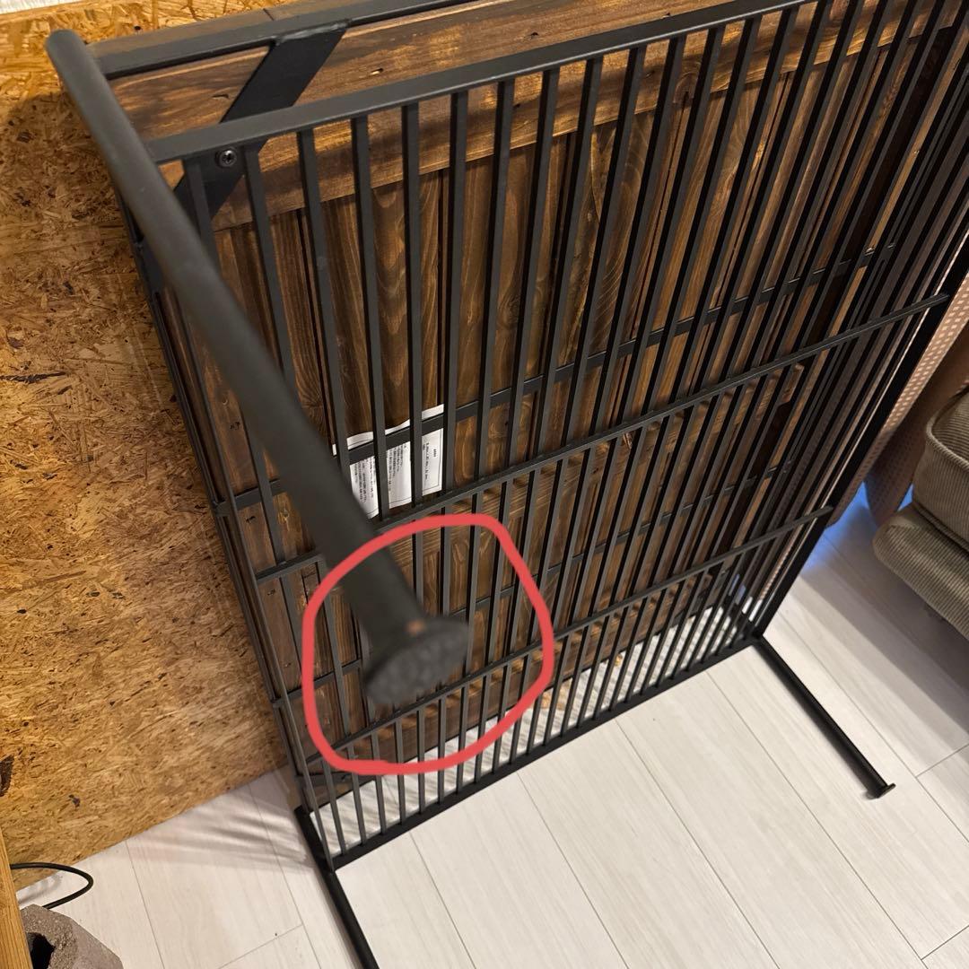 ダークブラウン木製ローテーブル