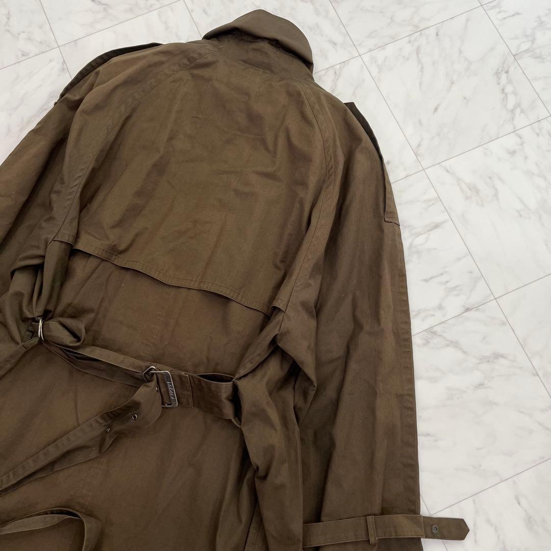 allegri イタリア製 トレンチコート オリーブ　古着　ミリタリー