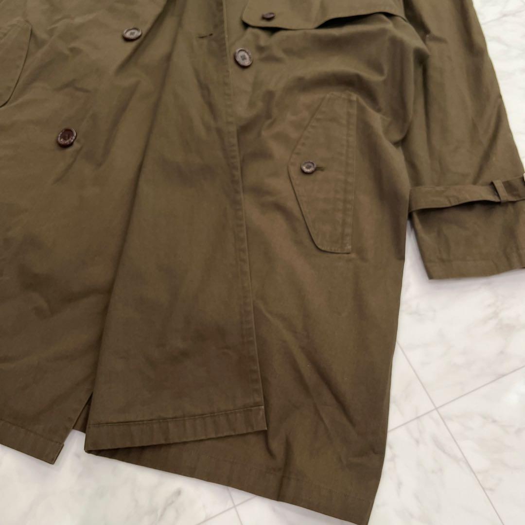 allegri イタリア製 トレンチコート オリーブ　古着　ミリタリー