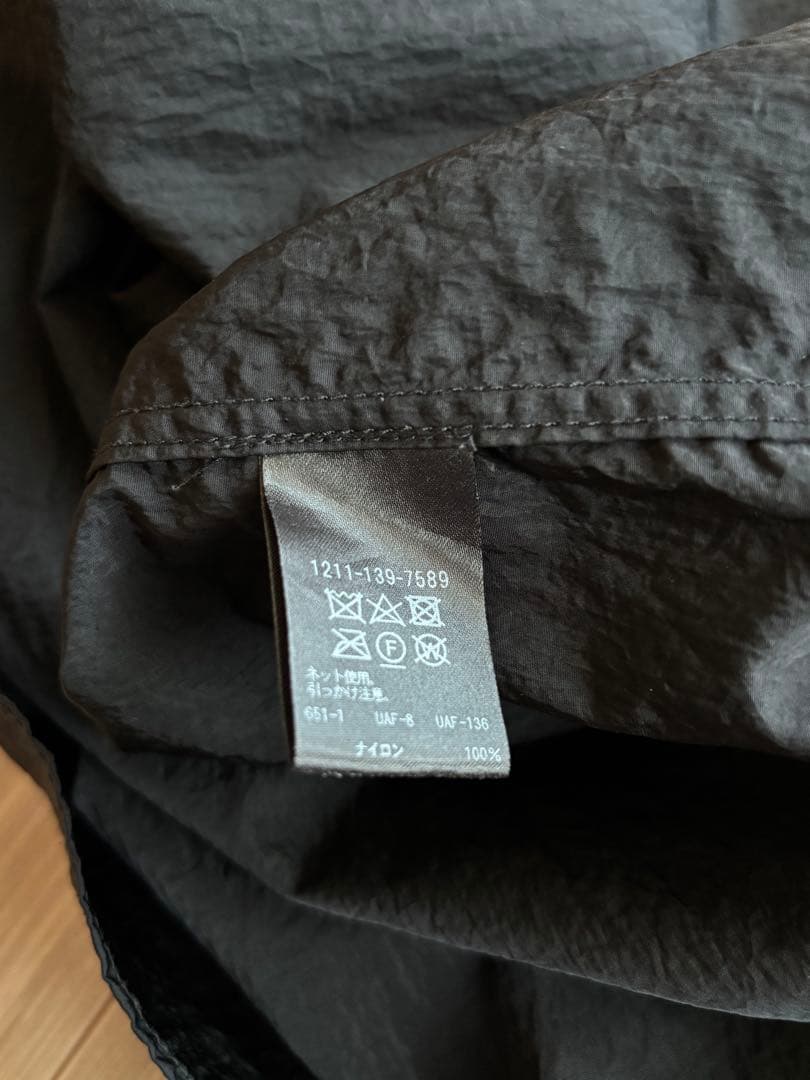 トップス H BEAUTY&YOUTH AIRLY NYLON BOX SHIRT