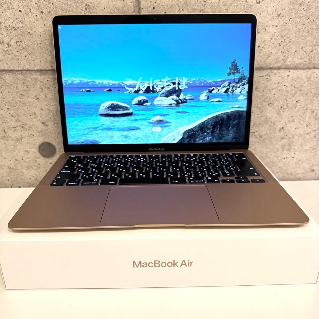 美品【女性ワンオーナー】13インチMacBook Air M1-ゴールド｜94%