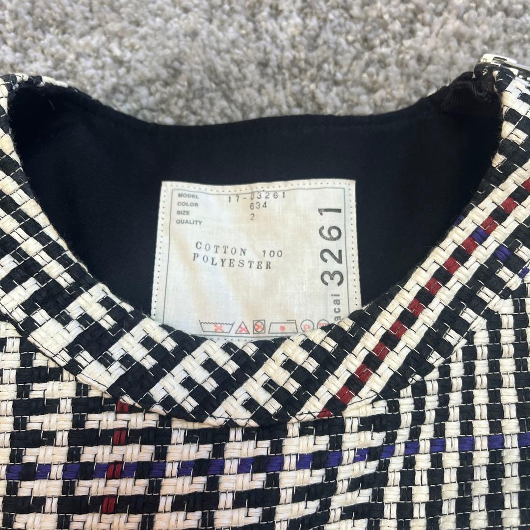 sacai 半袖 トップス 2★サカイ ブラウス バーニーズNY