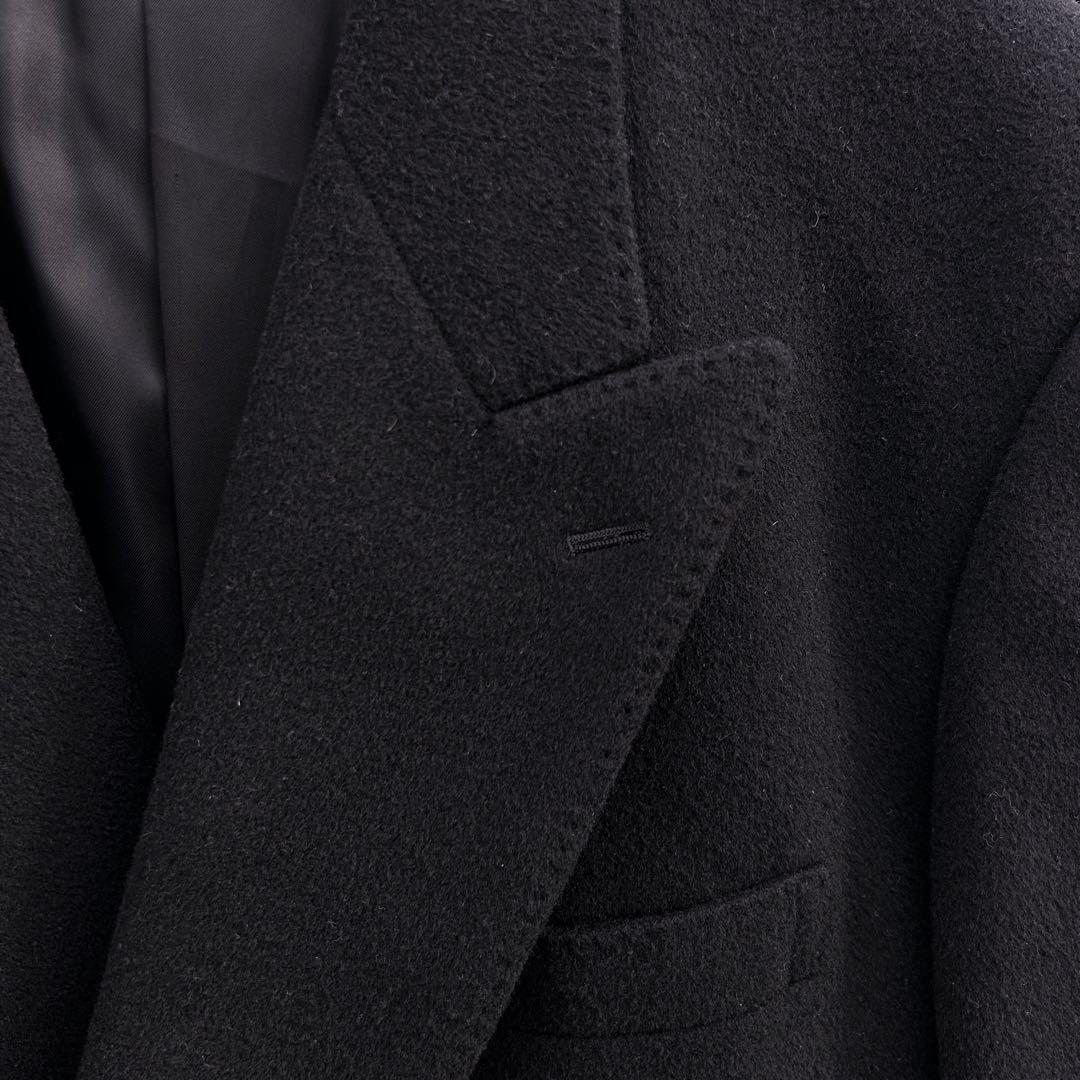 カシミヤブレンドダブルチェスターコート