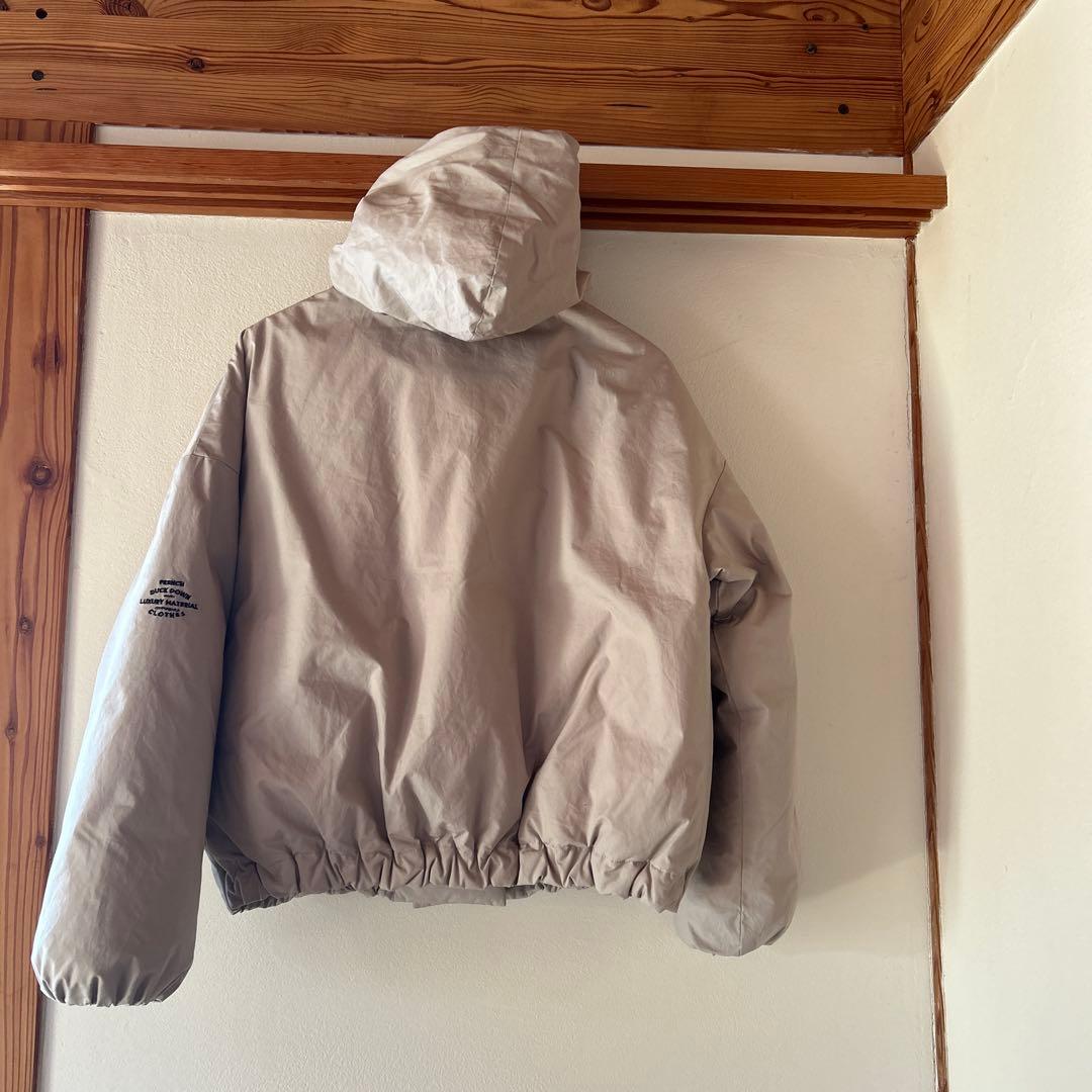 あゆみ フレンチダックダウンジャケット(フード付き)ショート丈