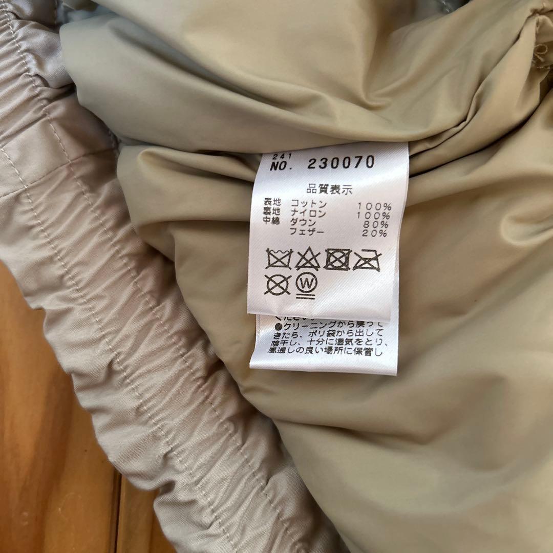 あゆみ フレンチダックダウンジャケット(フード付き)ショート丈