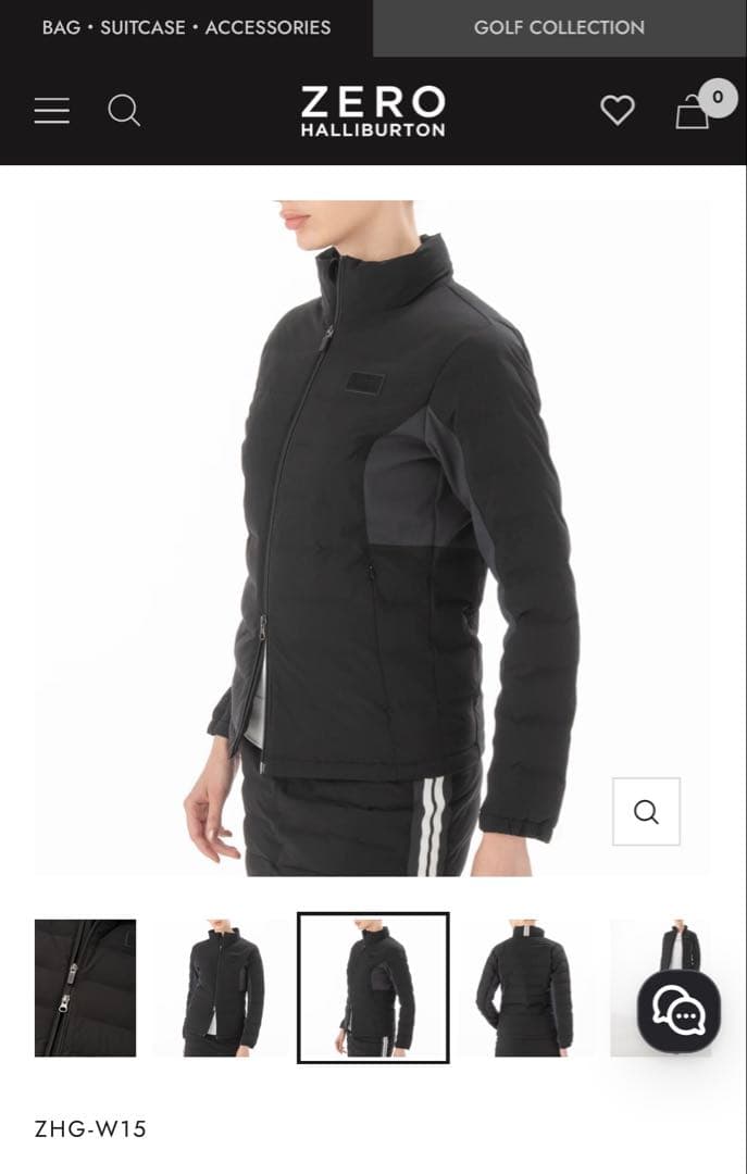 【新品未使用】ゼロハリバートン GOLFパデッドブルゾン