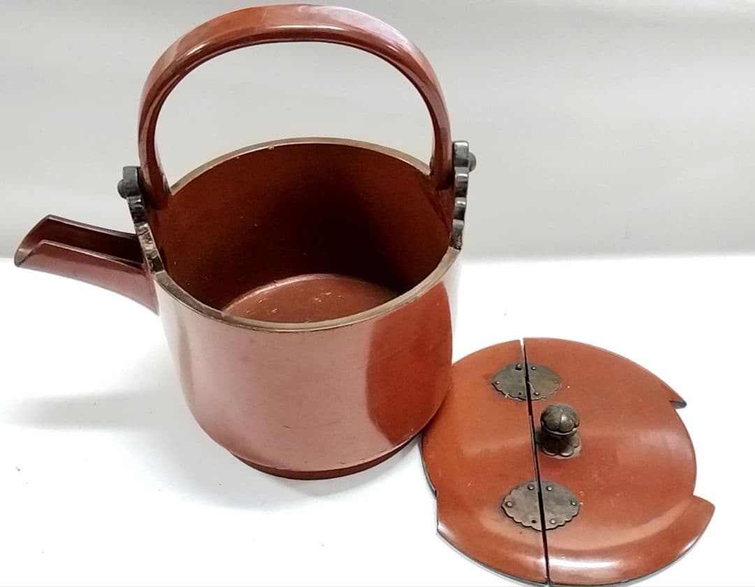 薬罐　水注　やかん　水次　茶道具 　漆壺　湯桶