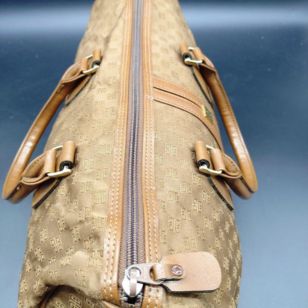 希少　ジバンシー　ボストンバッグ　キャンバス　レザー