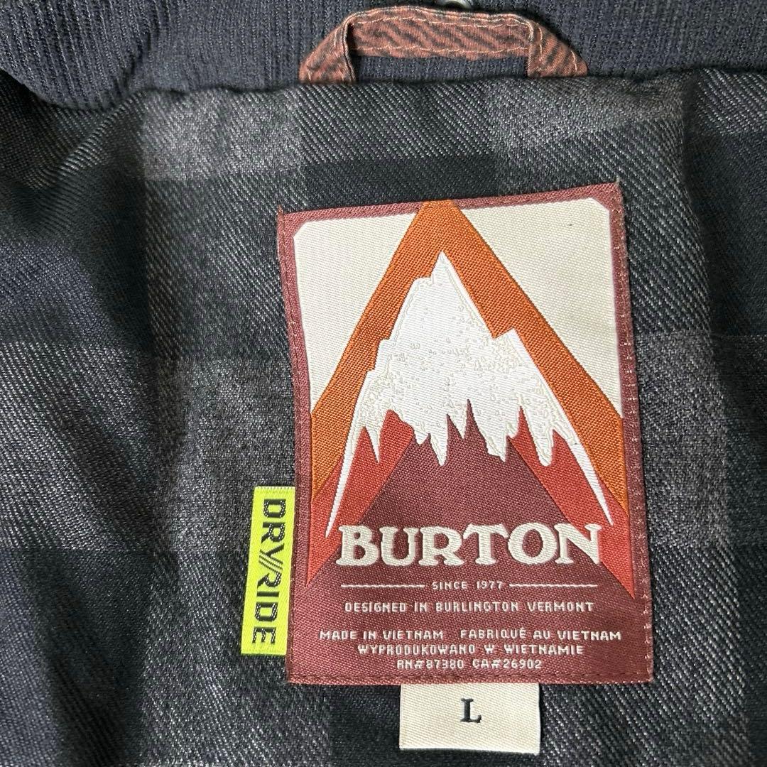 BURTON /バートン スノーボードウェア L コーデュロイ襟　おしゃれ