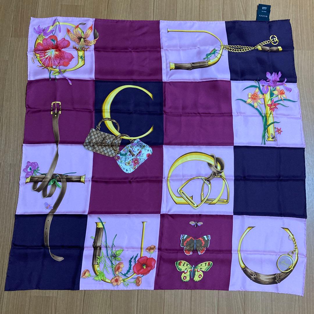 GUCCI グッチ 大判 スカーフ