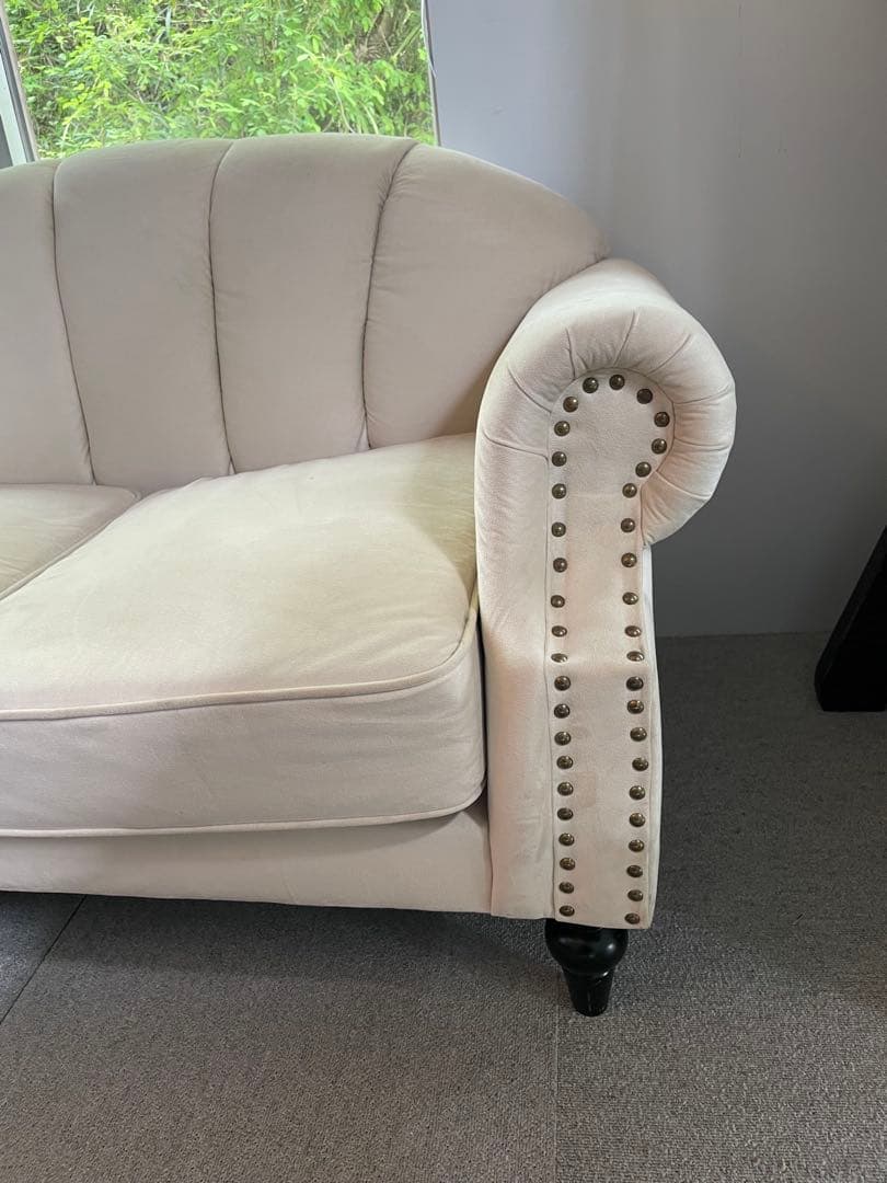 エレガント　二人掛け　ソファー　ルコ2P シェルソファ