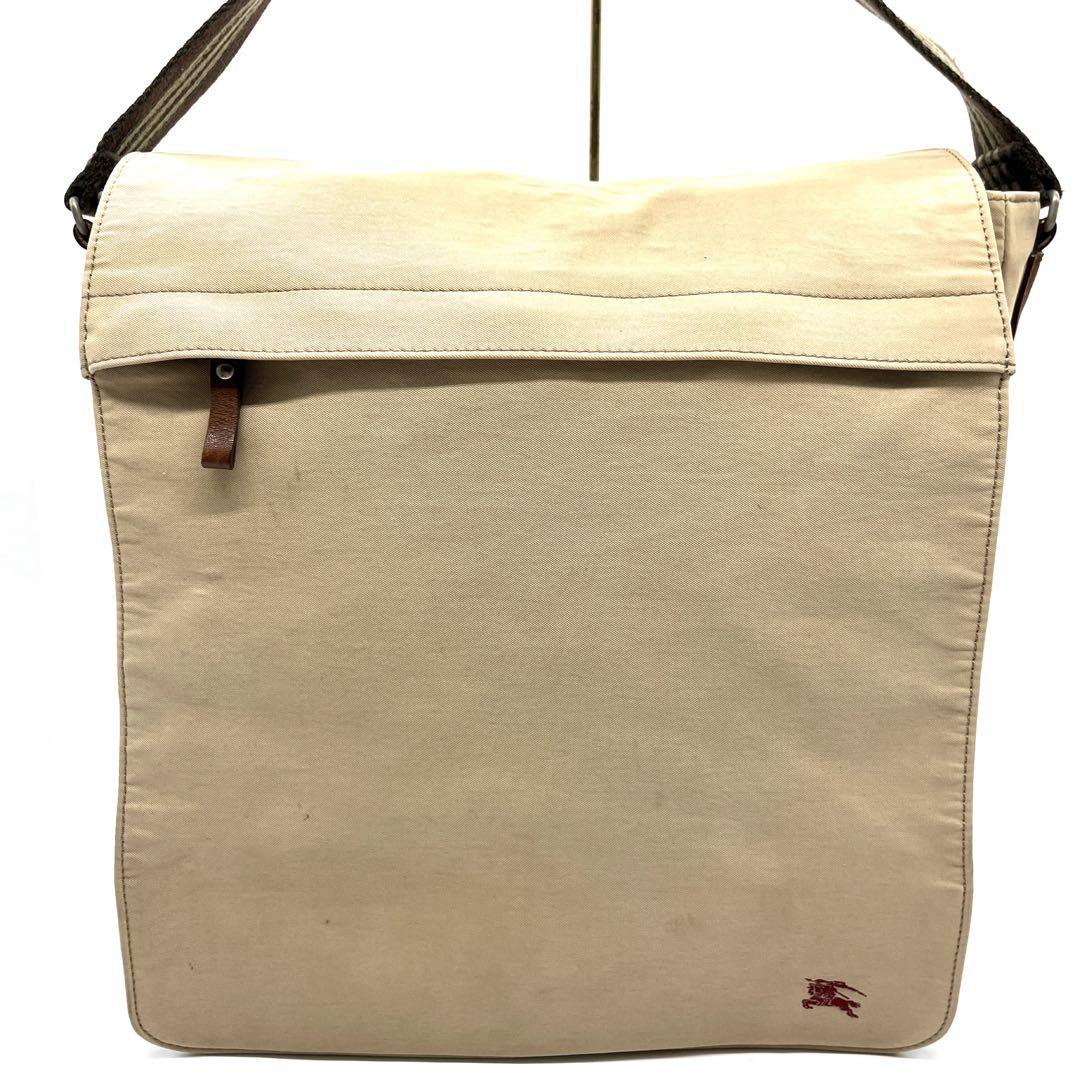 【希少】バーバリーブルーレーベル メッセンジャーバック ノバチェック A4収納