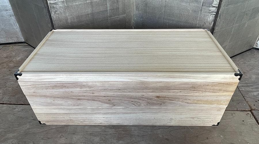 送料込みに変更！新品未使用 桐衣装箱 三段 着物箪笥 浅浅深 衣装ケース