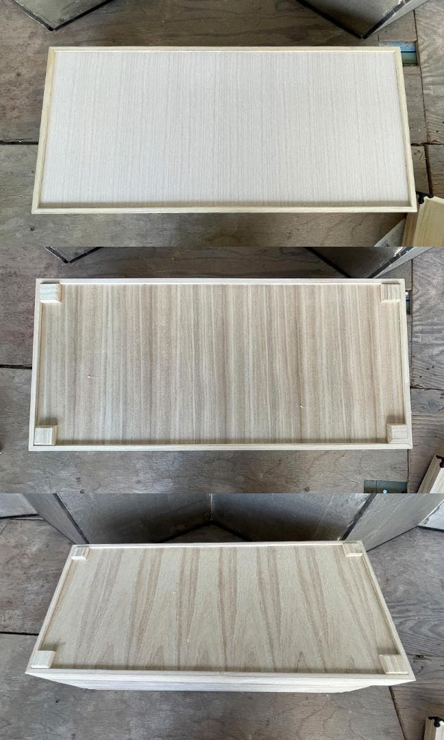 送料込みに変更！新品未使用 桐衣装箱 三段 着物箪笥 浅浅深 衣装ケース