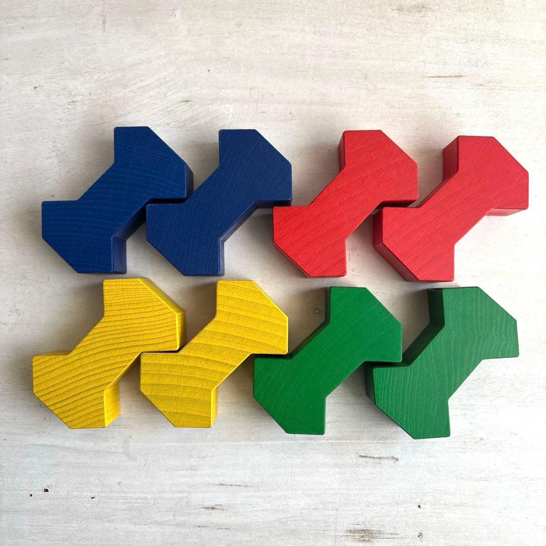 ドイツ ジーナ社 SINA BONE ジーナボーン 積み木 木製 相沢康夫