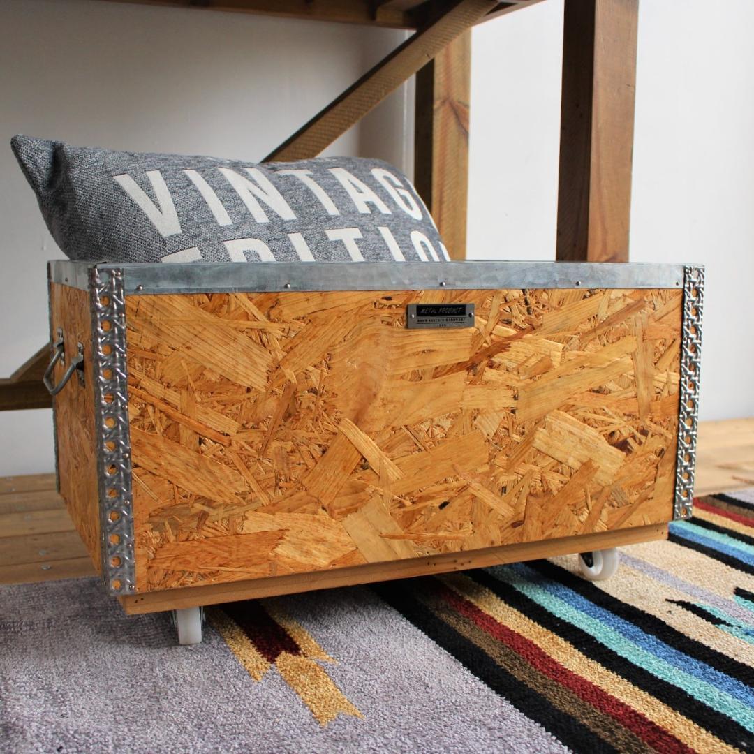 ファクトリー ウッドボックス コンテナ 木箱 ワイン箱 りんご箱 収納ボックス