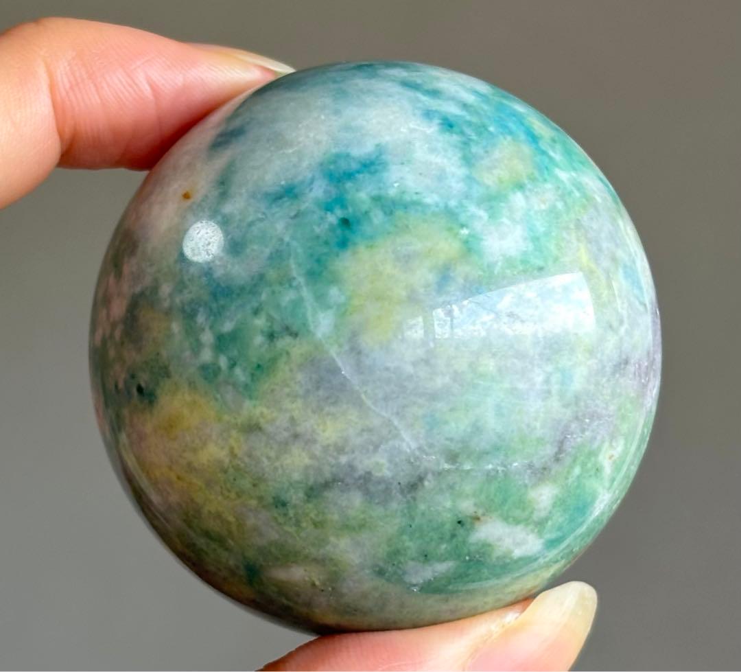 レア　希少　高品質　ハックマナイト　スフィア　カラフル