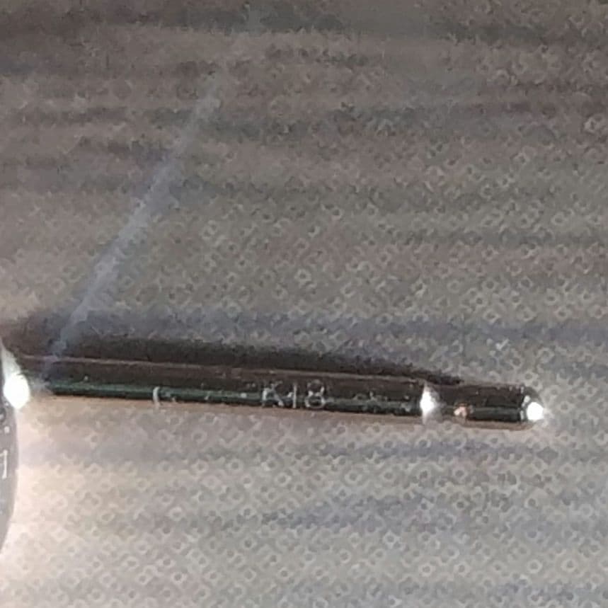 K18 PG carat ティアドロップピアス