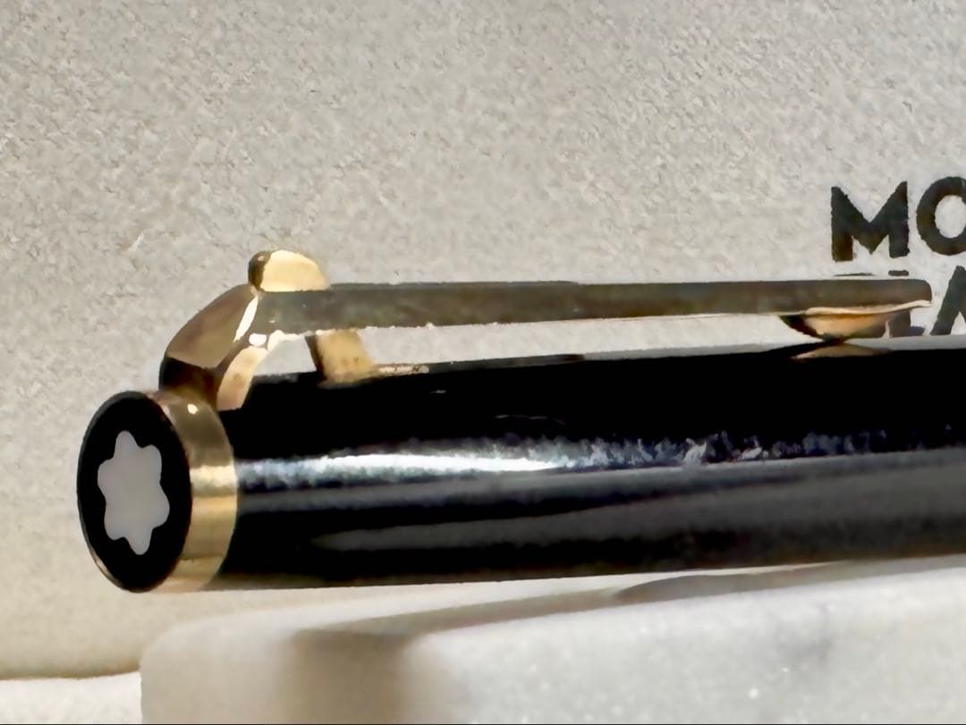 【極美品】モンブラン No380 ハンマートリガー・ボールペン ブラック