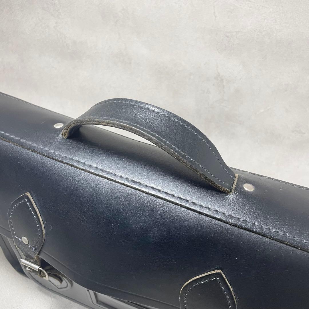 ケンブリッジ サッチェル 15インチ バッチェル レザー ショルダーバッグ 黒