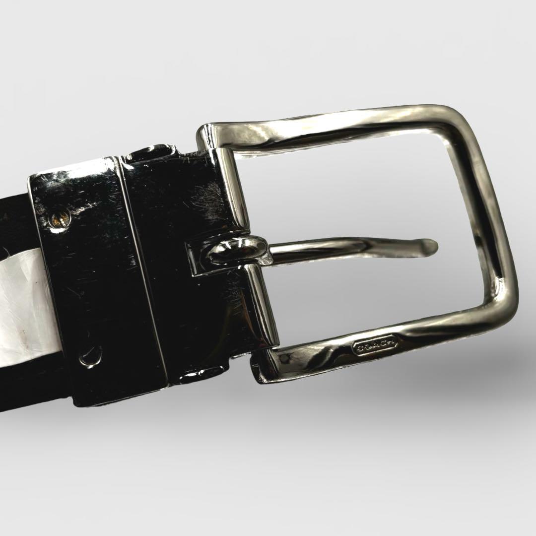 【極美品】コーチ　ベルト 90107 シグネチャー　レザーキャンバス　男女兼用