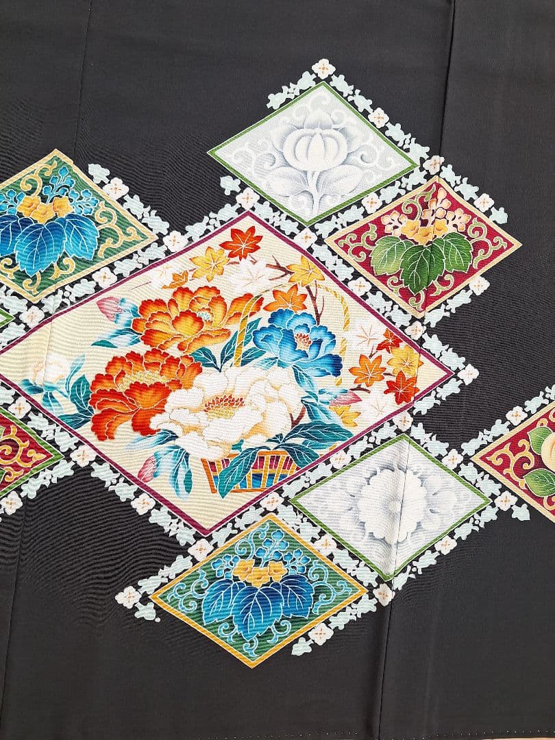 着物リメイクワンピース3631