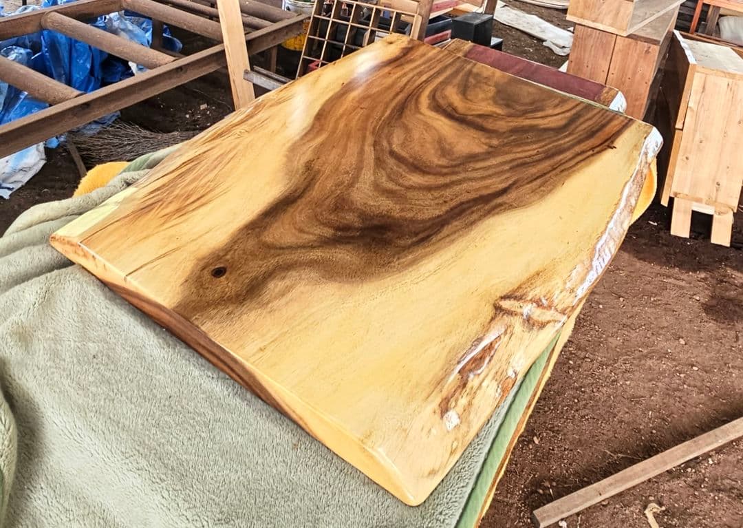 最終価格　モンキーポッド　一枚板　ダイニング　テーブル　センター　ウォールナット