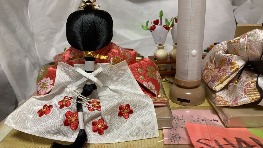 【一点限り】雛人形 収納飾り　SH41