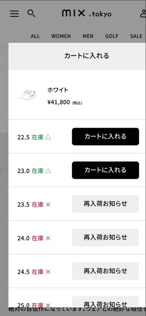 シューズ(女性用) yuki