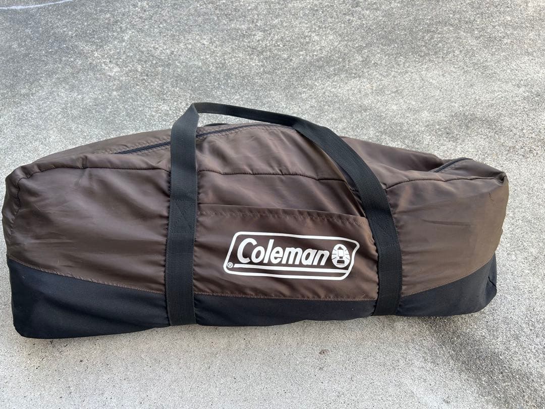 Coleman 大型タープ 白/茶色