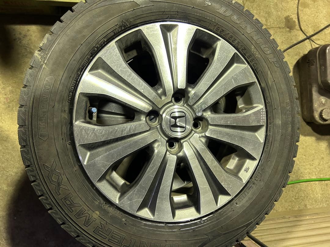 (冬タイヤホイールセット)185/65R15 １５インチ純正アルミ スタッドレス