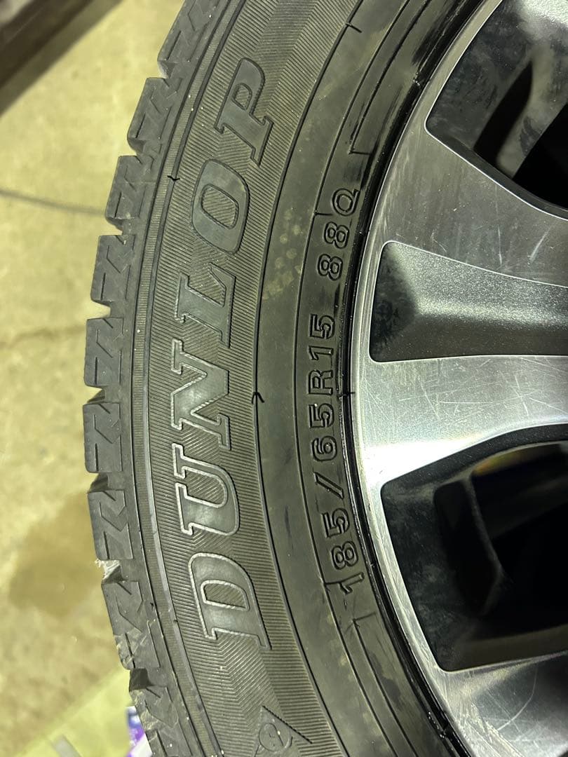 (冬タイヤホイールセット)185/65R15 １５インチ純正アルミ スタッドレス