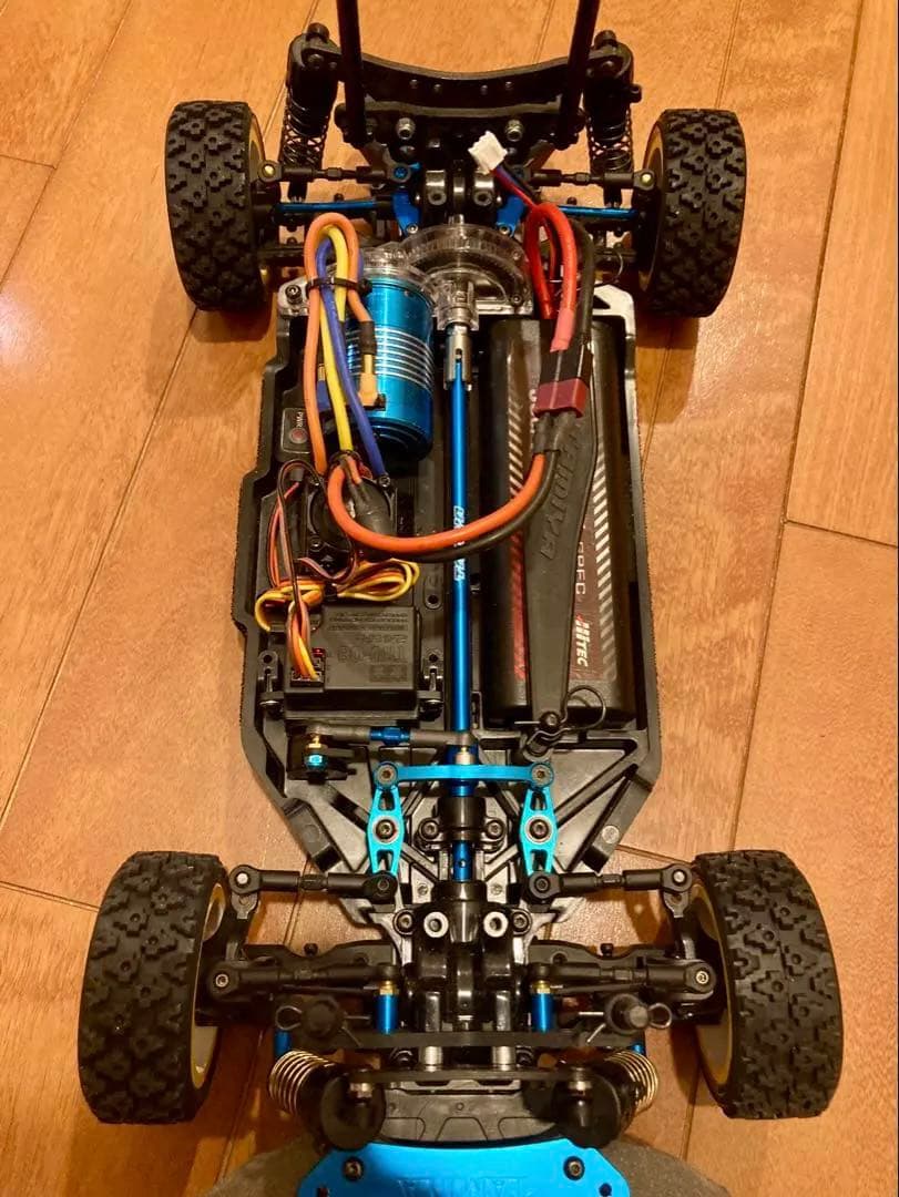 TT02 type-S足/未舗装OK高ストローク仕様 スリッパー装備インプレッサ